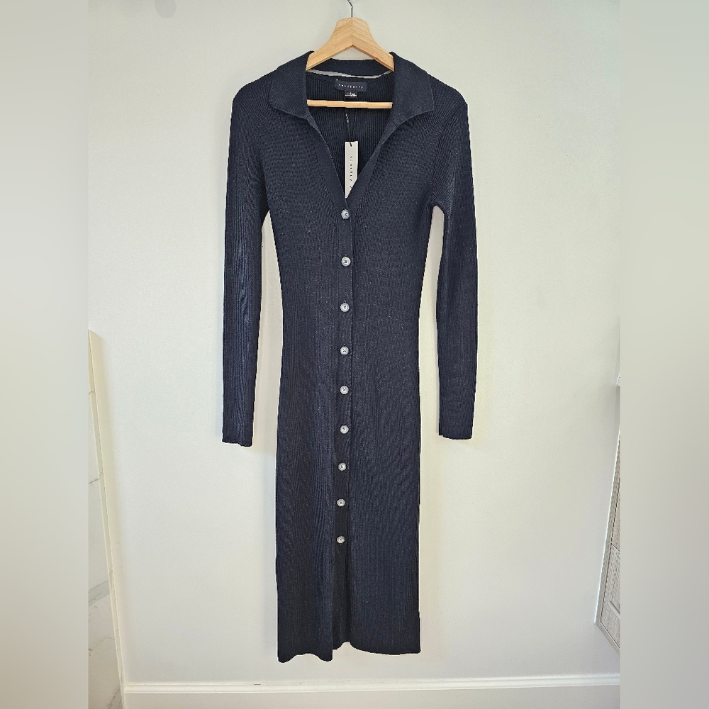 Sanctuary Ribbed Button Down Dress - Picture 6 of 6